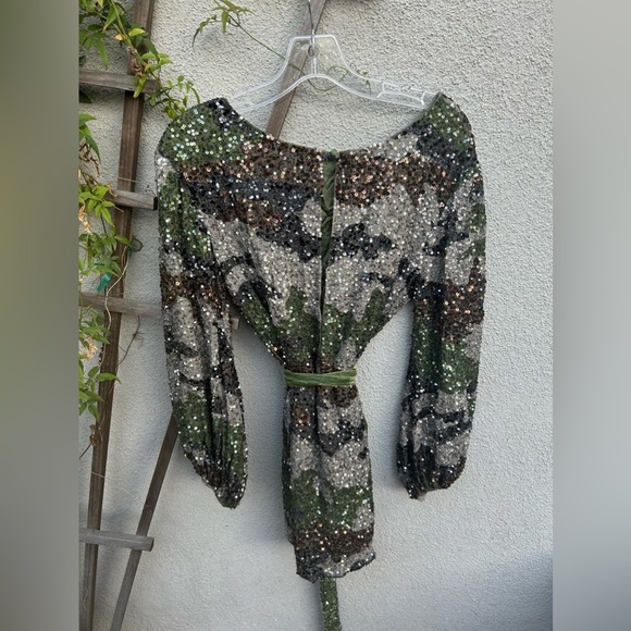 ❌SOLD❌Retrofete Grace Camo Sequin Mini Dress - Picture 8 of 8